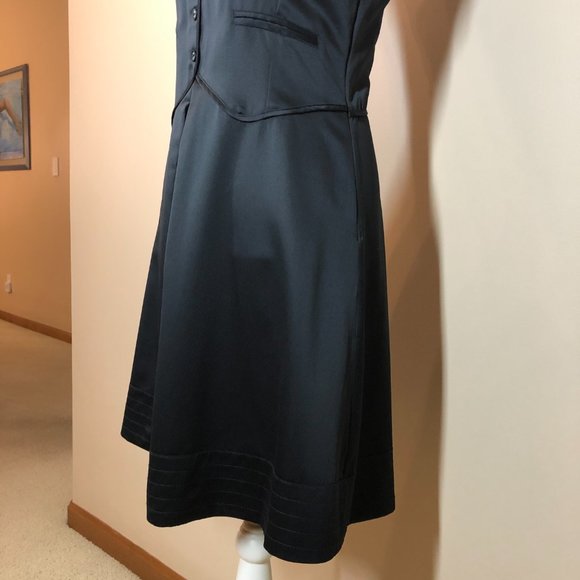 NWOT Richard Chai Black Dress size 5 (Juniors) Knee Length - Picture 3 of 7